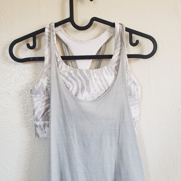 Lululemon Athletica Grey Twist & Toil Tank Top - Picture 2 of 6